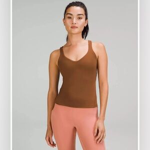 Lululemon Align Waist-Length Tank in Roasted Brown